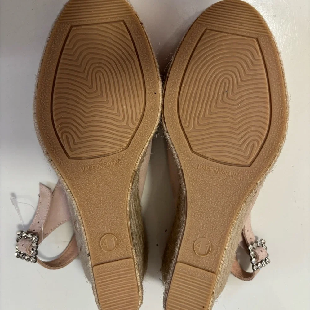 Paseart suede espadrille Wedge Sandals‎